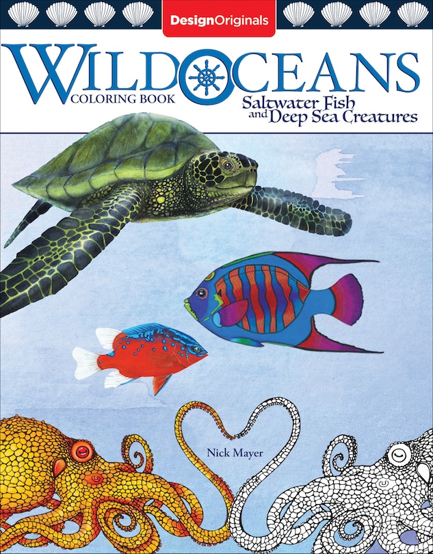 Couverture_Wild Oceans Coloring Book
