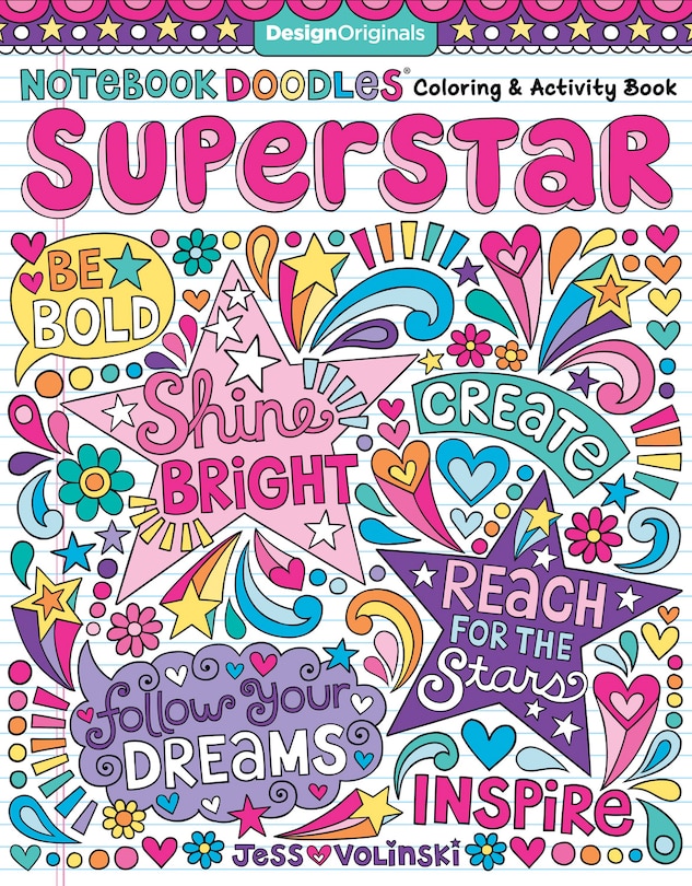 Couverture_Notebook Doodles Superstar