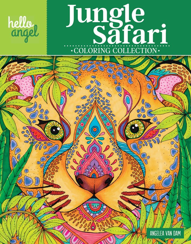Front cover_Hello Angel Jungle Safari Coloring Collection