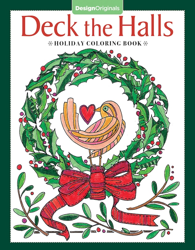 Front cover_Deck The Halls Holiday Coloring Book