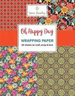 Vera Bradley Oh Happy Day Wrapping Paper: 20 Sheets To Craft, Wrap & Love