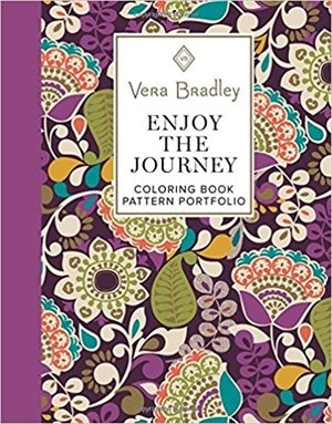 Couverture_Vera Bradley Enjoy The Journey Coloring Book Pattern Portfolio