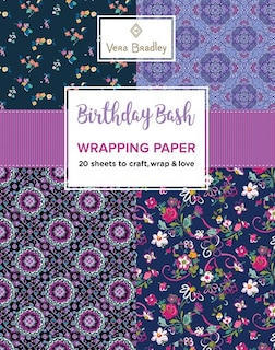 Vera Bradley Birthday Bash Wrapping Paper: 20 Sheets To Craft, Wrap & Love