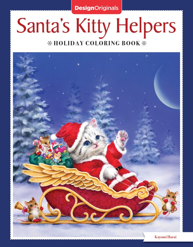 Front cover_Santa's Kitty Helpers Holiday Coloring Book