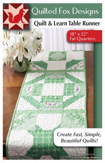Front cover_Quilt & Learn Table Runner Quilt Pattern
