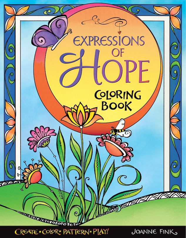 Front cover_Expressions Of Hope Coloring Book