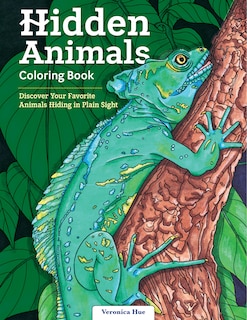 Front cover_Hidden Animals Coloring Book