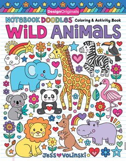 Front cover_Notebook Doodles Wild Animals