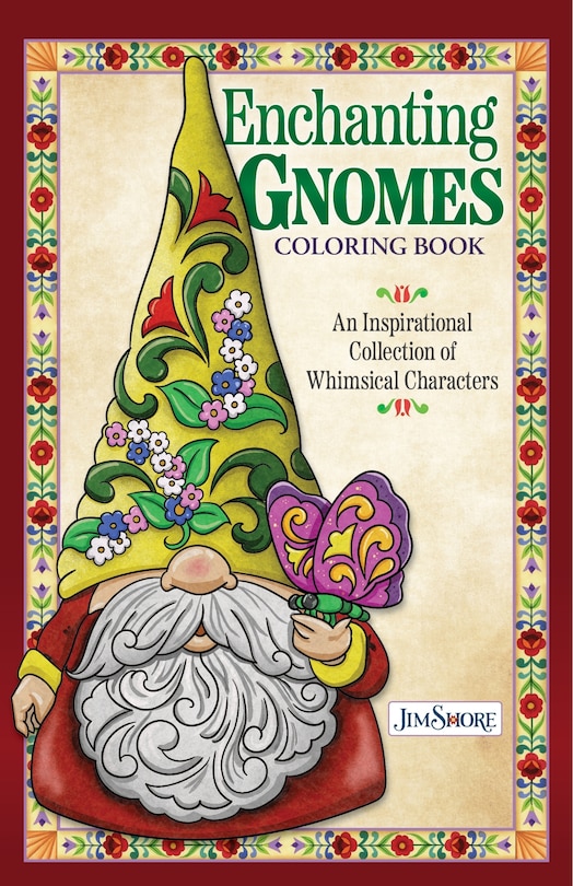 Couverture_Jim Shore Enchanting Gnomes Coloring Book