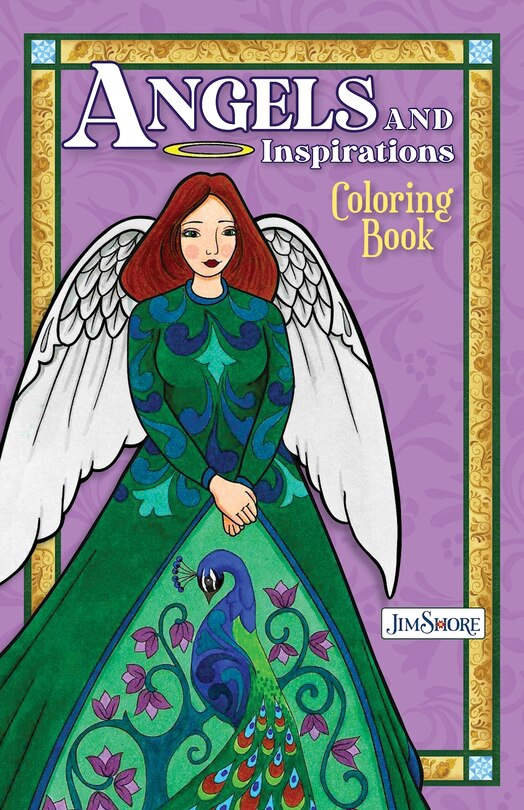 Front cover_Jim Shore Angels And Inspirations Coloring Book