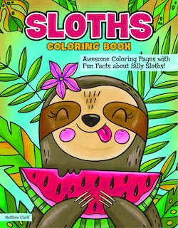 Front cover_Sloths Coloring Book