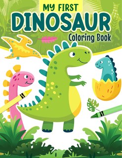 Front cover_My First Dinosaur Coloring Book