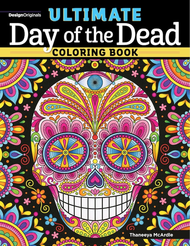 Front cover_Ultimate Day of the Dead Coloring Book