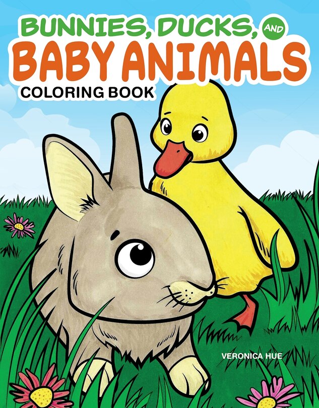 Couverture_Bunnies, Ducks, and Baby Animals Coloring Book