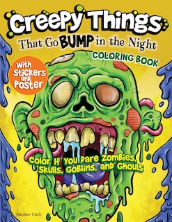 Front cover_Creepy Things That Go Bump in the Night Coloring Book