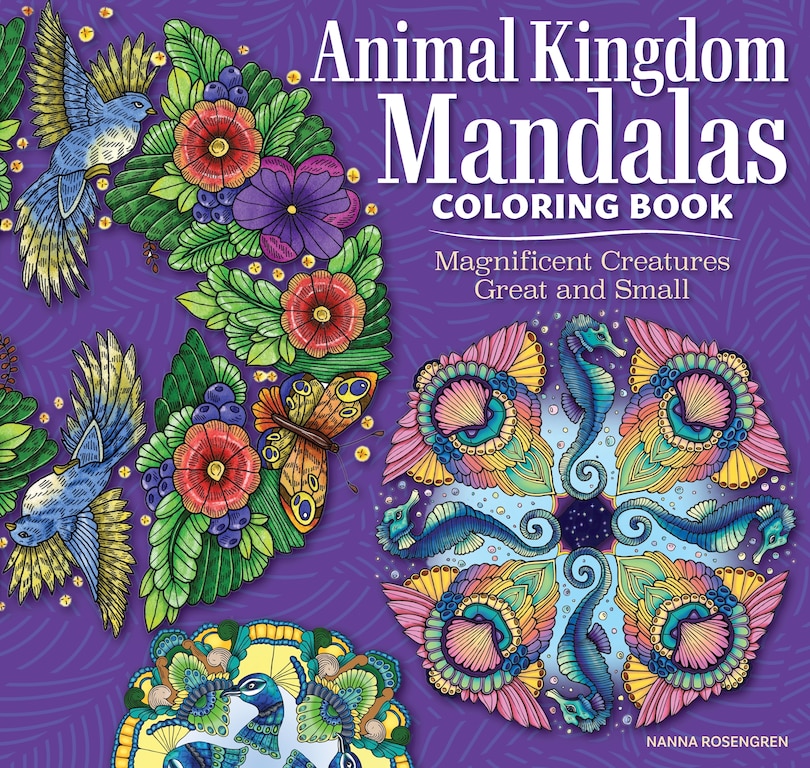 Front cover_Animal Kingdom Mandalas Coloring Book