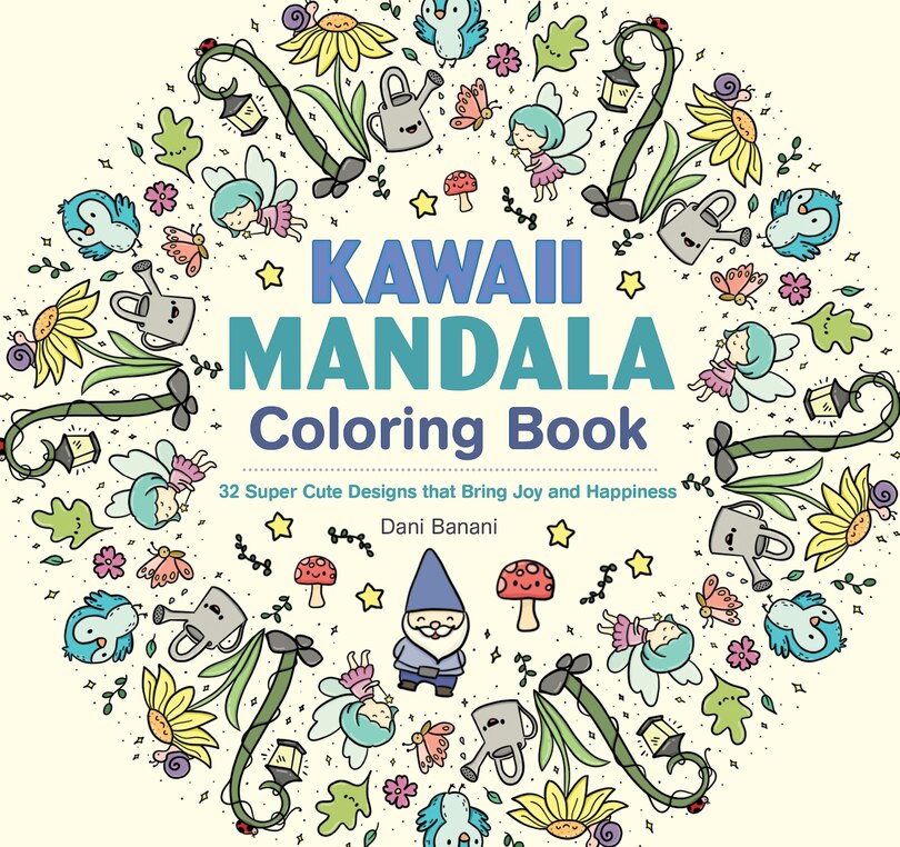 Front cover_Kawaii Mandala Coloring Book