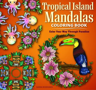 Couverture_Tropical Island Mandalas Coloring Book