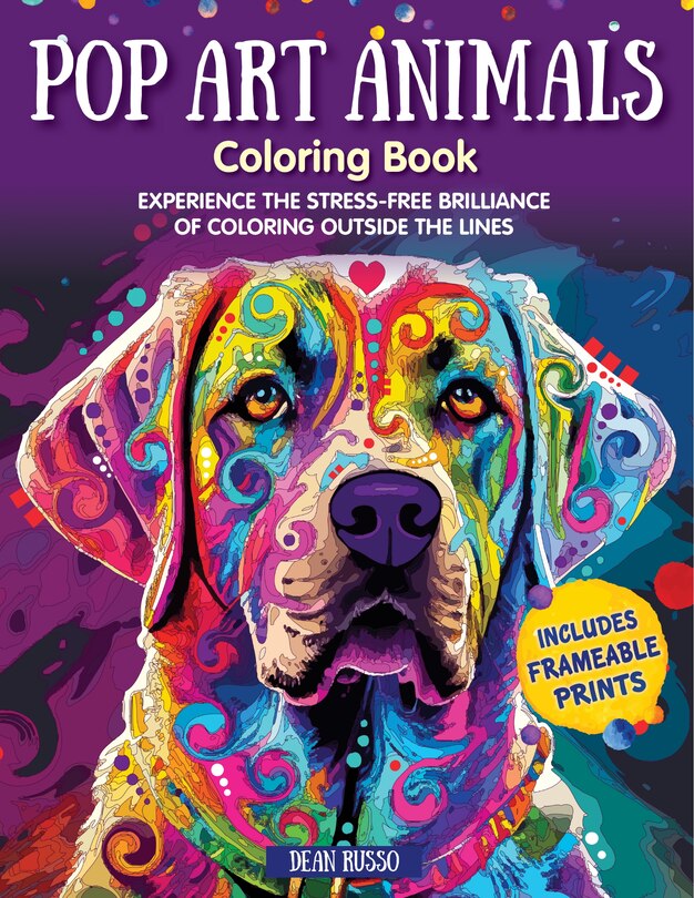 Couverture_Pop Art Animals Coloring Book