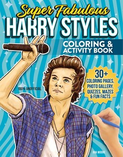 Front cover_Super Fabulous Harry Styles Coloring & Activity Book
