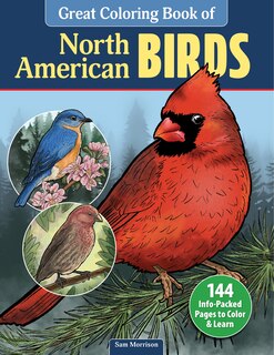 Front cover_Great Coloring Book of North American Birds