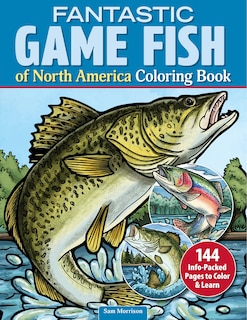 Front cover_Fantastic Game Fish of North America Coloring Book
