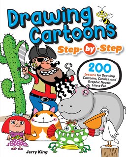 Front cover_Drawing Cartoons Step-by-Step