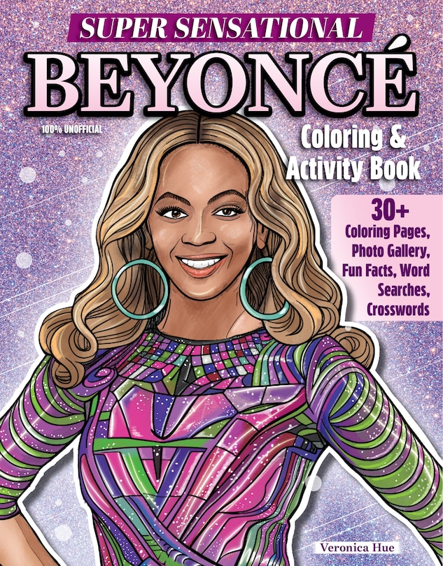 Front cover_Super Sensational Beyonce Coloring & Activity Book