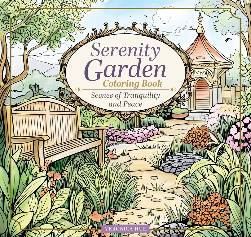 Front cover_Serenity Garden Coloring Book