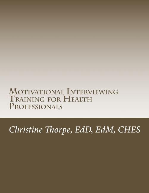 Front cover_Motivational Interviewing Training for Health Professionals