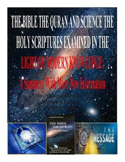Front cover_The Bible the Quran and Science the Holy Scriptures Examined in the Light of Modern Knowledge