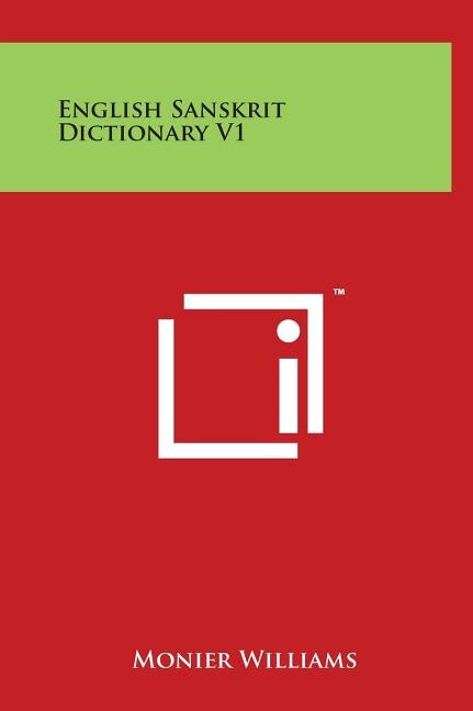 Front cover_English Sanskrit Dictionary V1