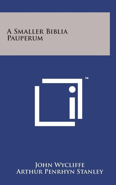 Front cover_A Smaller Biblia Pauperum