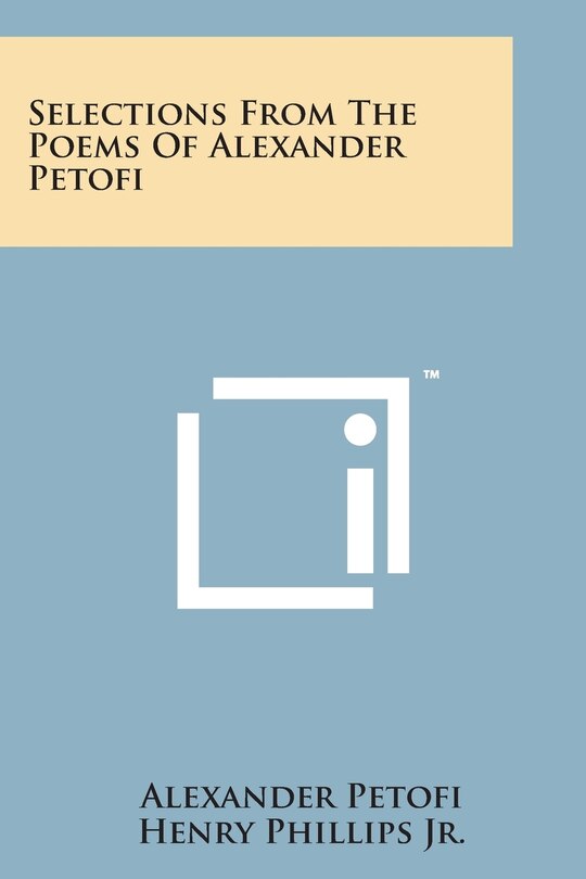 Couverture_Selections from the Poems of Alexander Petofi