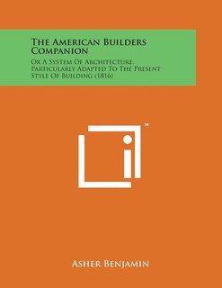 Couverture_The American Builders Companion
