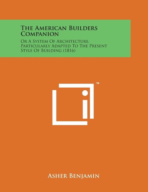 Couverture_The American Builders Companion