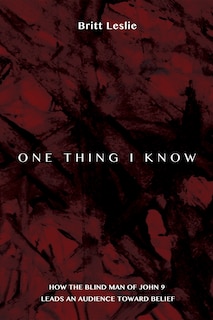 Front cover_One Thing I Know