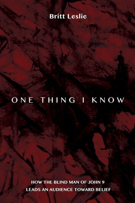 Front cover_One Thing I Know