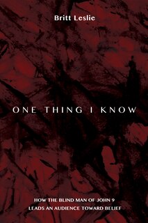 Front cover_One Thing I Know