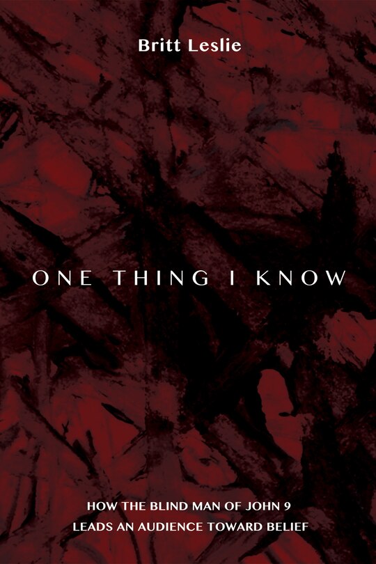 Front cover_One Thing I Know