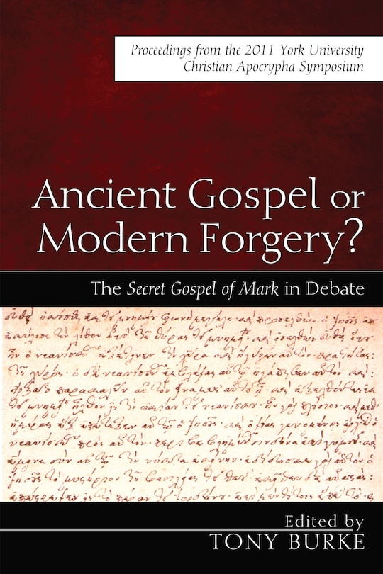 Couverture_Ancient Gospel or Modern Forgery?