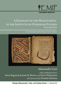 Front cover_A Handlist of the Manuscripts in the Institute of Ethiopian Studies, Volume Two