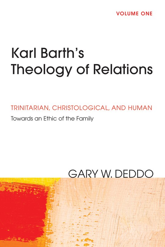 Couverture_Karl Barth's Theology of Relations, Volume 1