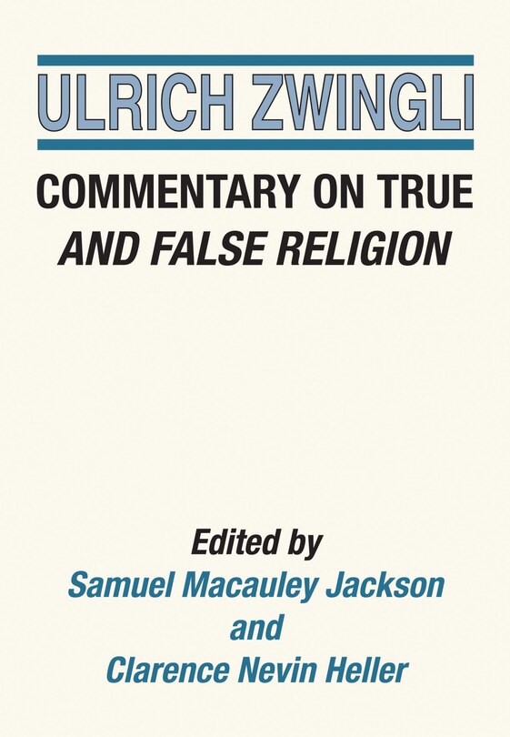 Front cover_Commentary on True and False Religion