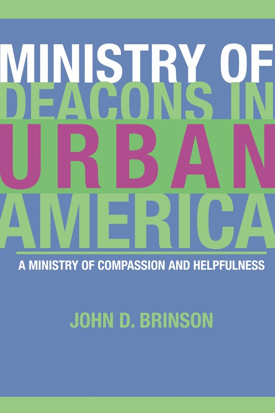Couverture_Ministry Of Deacons In Urban America