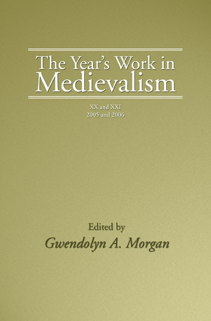 Couverture_The Year's Work in Medievalism, 2005 and 2006