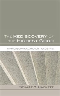 Front cover_The Rediscovery of the Highest Good