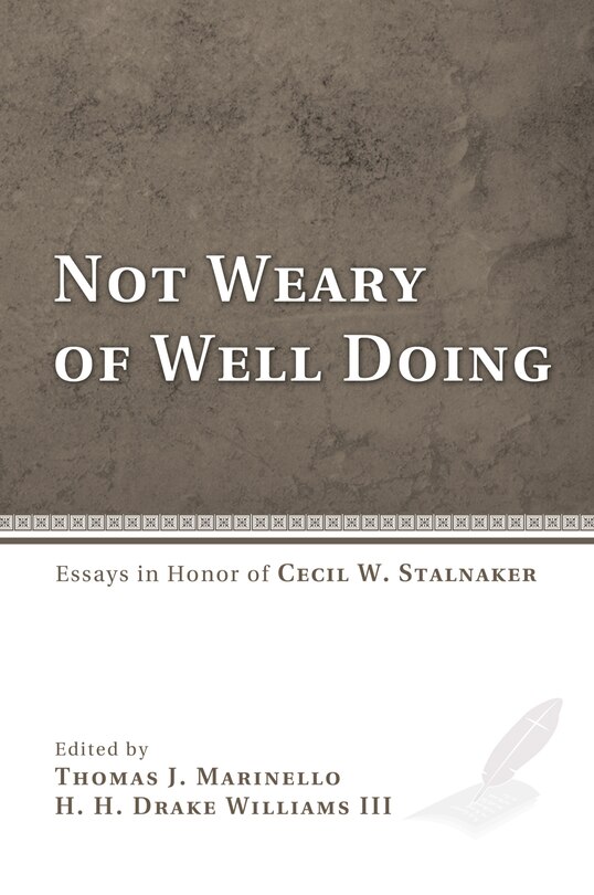 Couverture_Not Weary of Well Doing