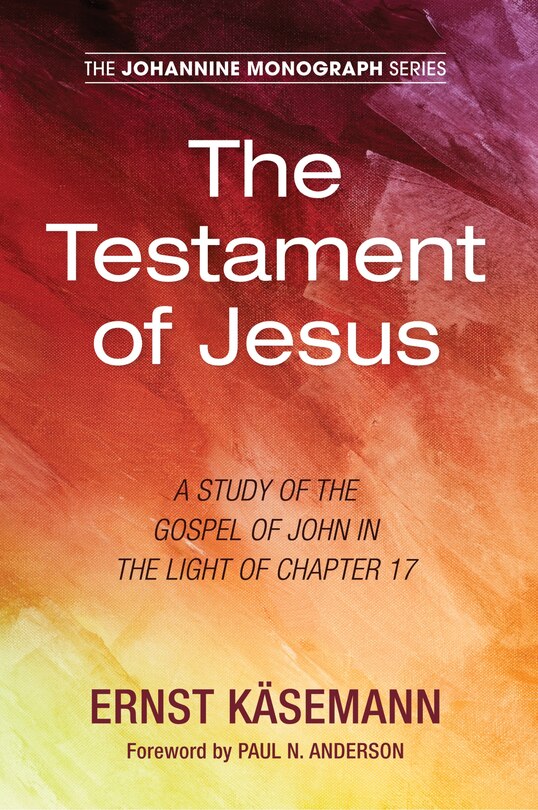 Front cover_The Testament of Jesus