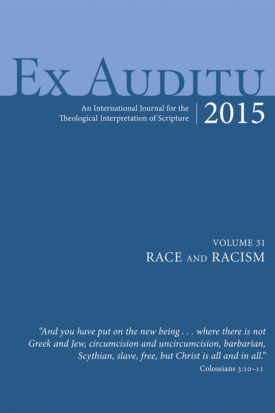 Front cover_Ex Auditu - Volume 31